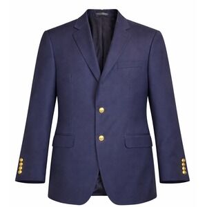 Lauren Ralph Lauren Wool Blend Blazer Sport Coat Men's 42R Gold Crest Buttons